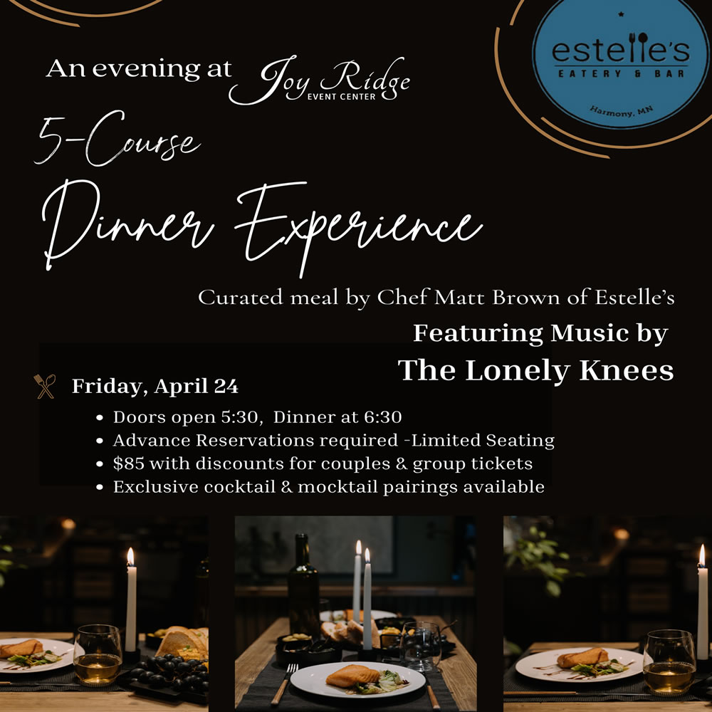 Dining Experience at Joy Ridge